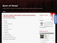 Tablet Screenshot of bestofmetal.com